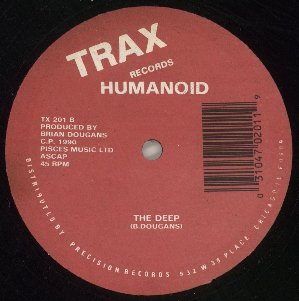 Humanoid Crystal (Back Together) US Promo 12" vinyl single (12 inch record / Maxi-single)