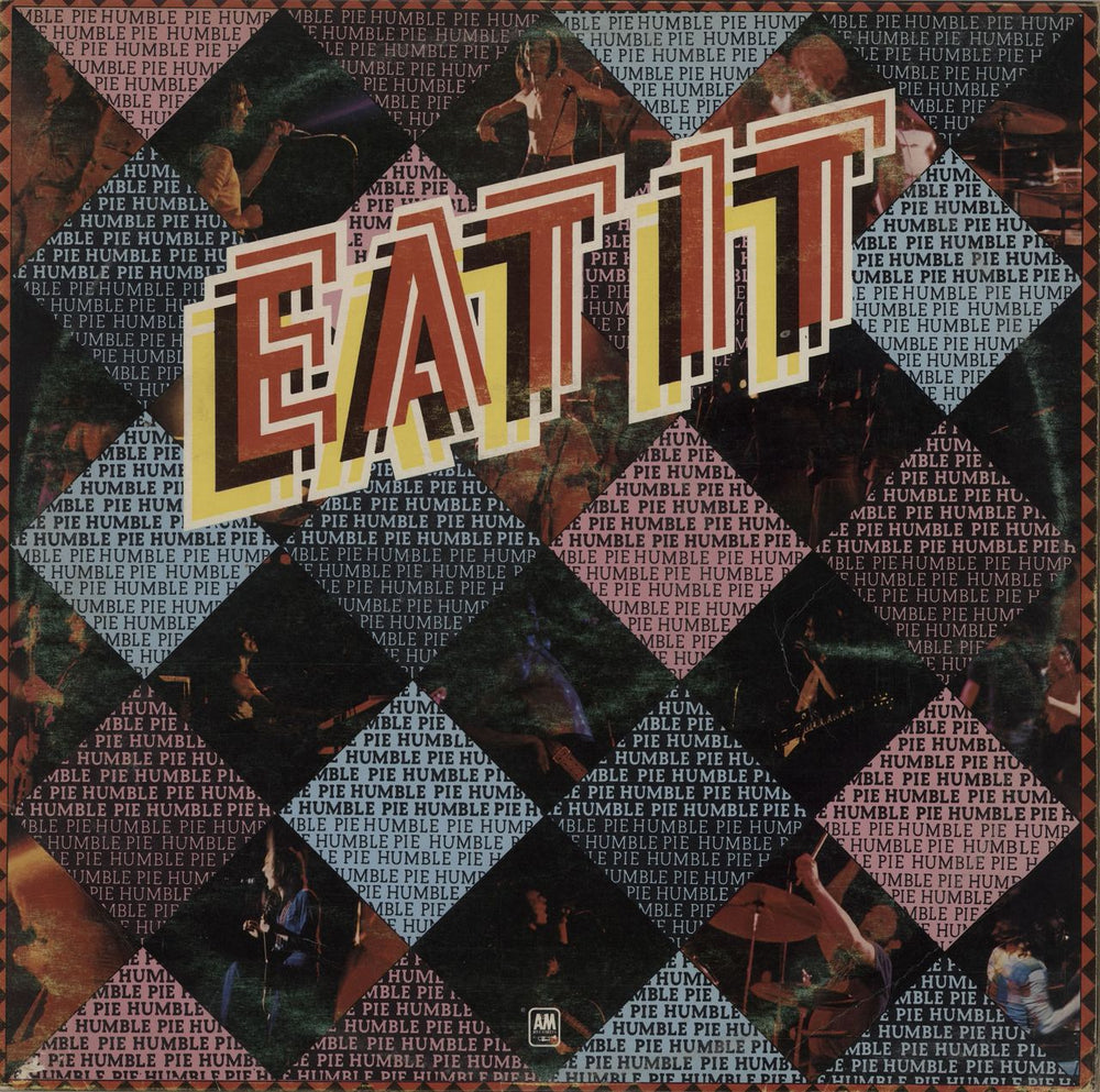 Humble Pie Eat It - 1st - Red Vinyl VG/EX UK 2-LP vinyl record set (Double LP Album) AMLS6004