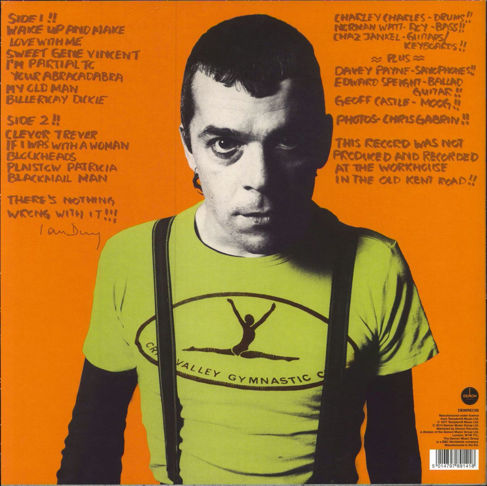 Ian Dury New Boots And Panties - 180gm UK vinyl LP album (LP record)