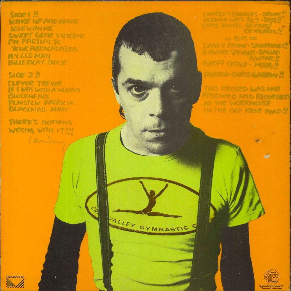 Ian Dury New Boots And Panties - Gold Vinyl - VG UK vinyl LP album (LP record)