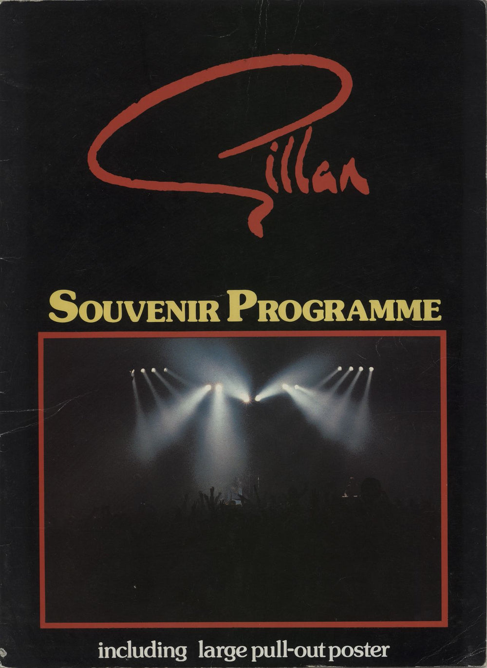 Ian Gillan Souvenir Programme + Poster - Autographed UK tour programme TOUR PROGramme