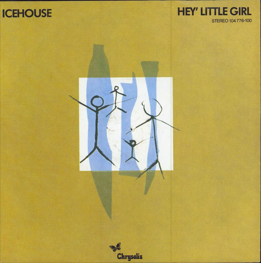 Icehouse Hey Little Girl German 7" vinyl single (7 inch record / 45) 104776