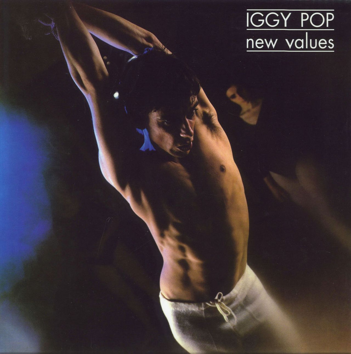 Iggy Pop New Values-reissue-Green. UK Vinyl LP