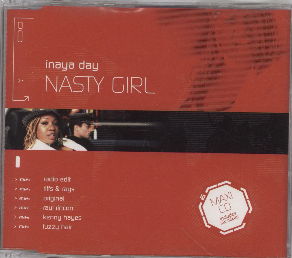 Inaya Day Nasty Girl UK CD single (CD5 / 5") CDGLOBE449