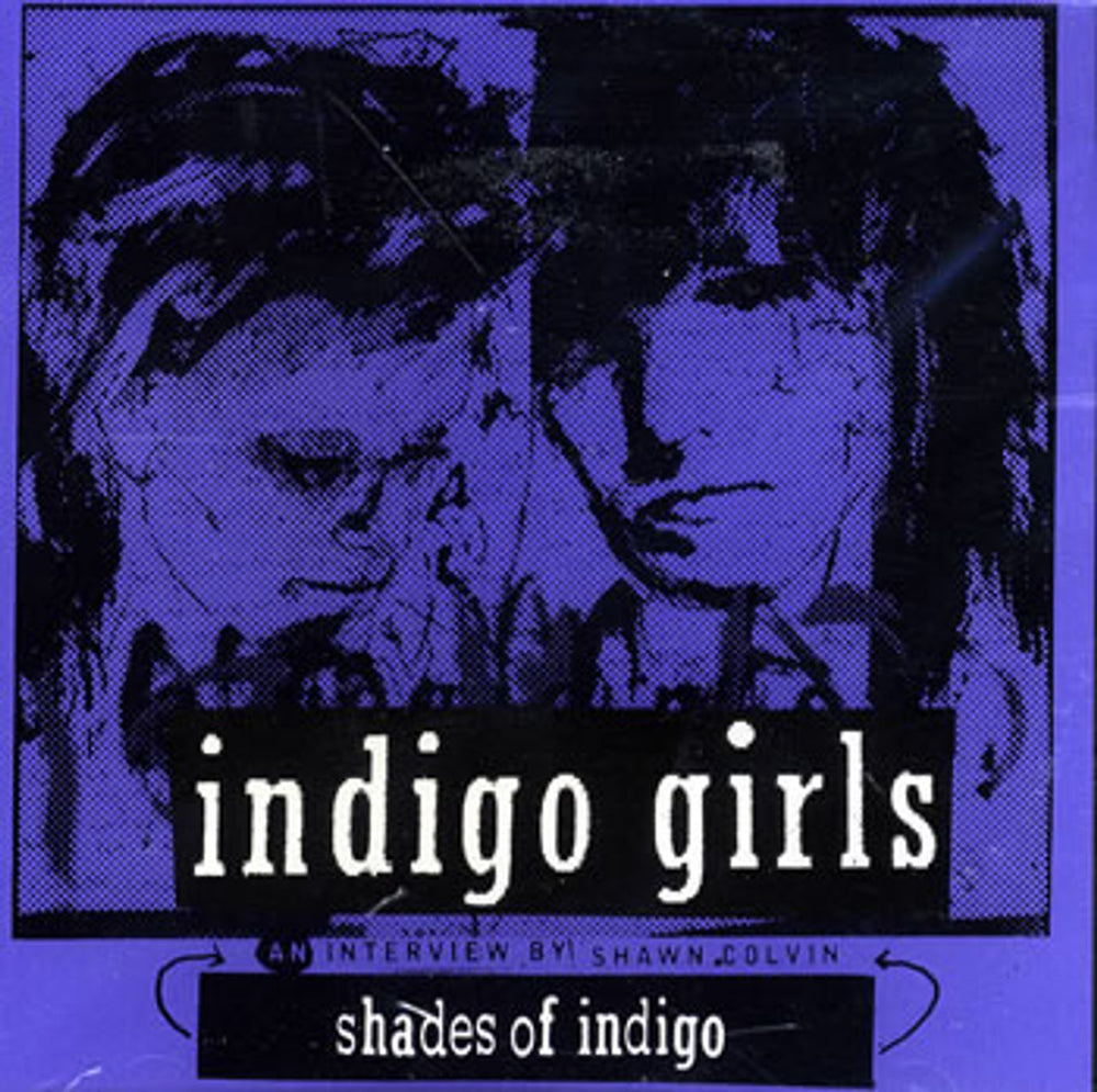 Indigo Girls Shades Of Indigo - Purple Sleeve US Promo CD album (CDLP) ESK2201