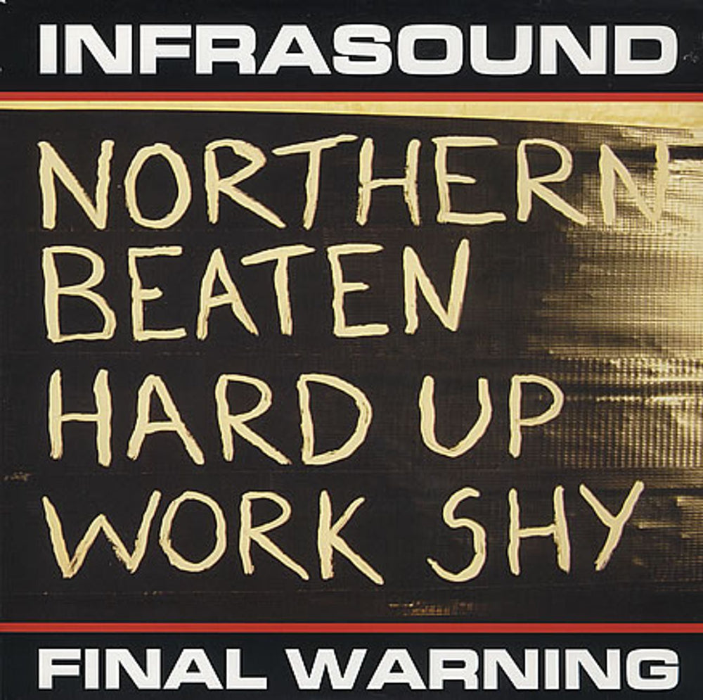 Infrasound Final Warning UK 7" vinyl single (7 inch record / 45) VERSO12S