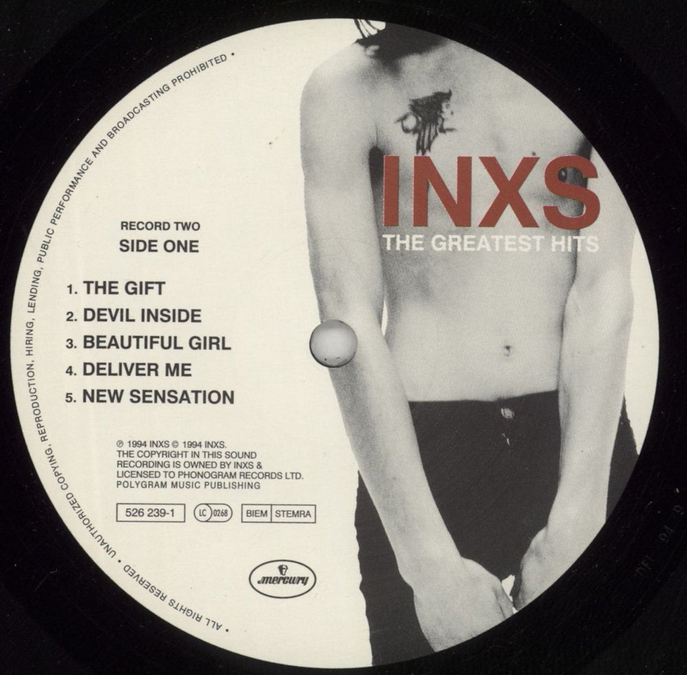 Inxs The Greatest Hits UK 2-LP vinyl record set (Double LP Album) INX2LTH499315