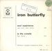 Iron Butterfly Soul Experience French 7" vinyl single (7 inch record / 45)