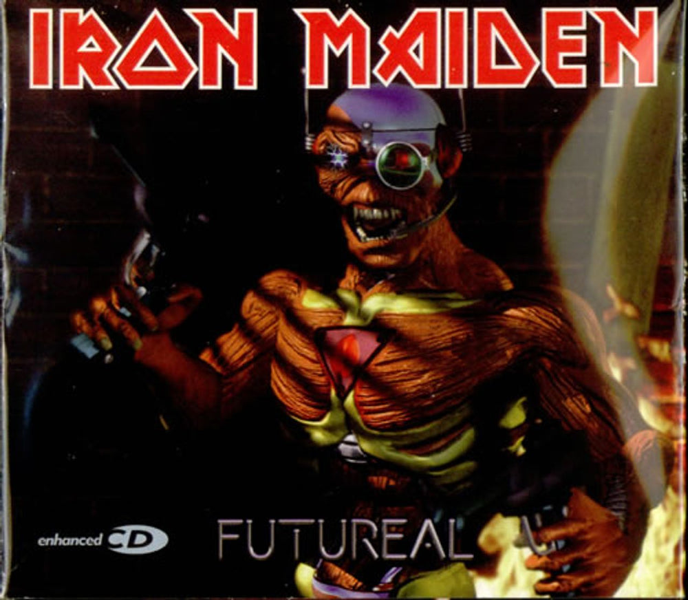 Iron Maiden Futureal UK CD single (CD5 / 5") 8860690