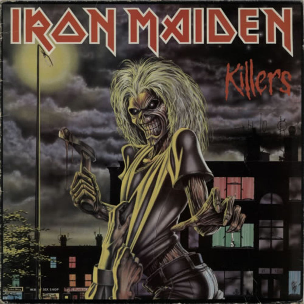 Iron Maiden Killers - 2nd - EX UK vinyl LP album (LP record) EMC3357