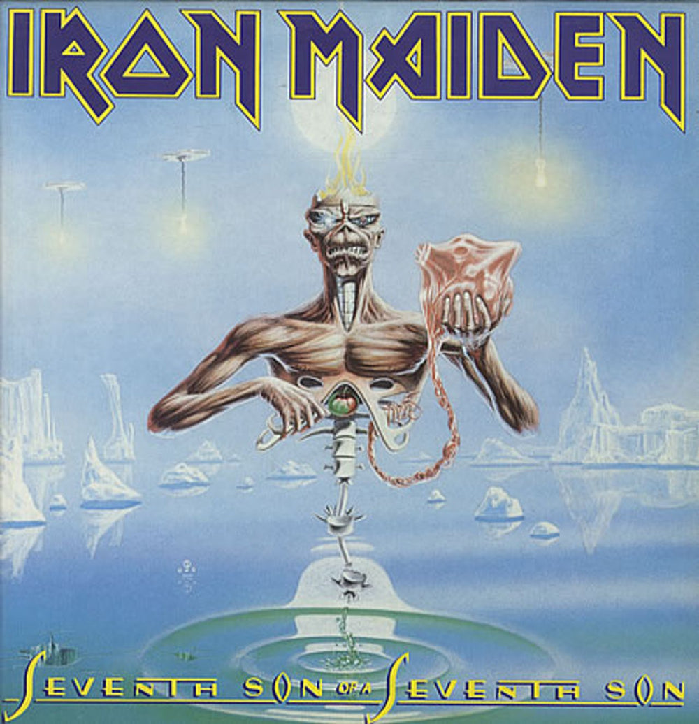 Iron Maiden Seventh Son Of A Seventh Son - Complete UK vinyl LP album (LP record) EMD1006