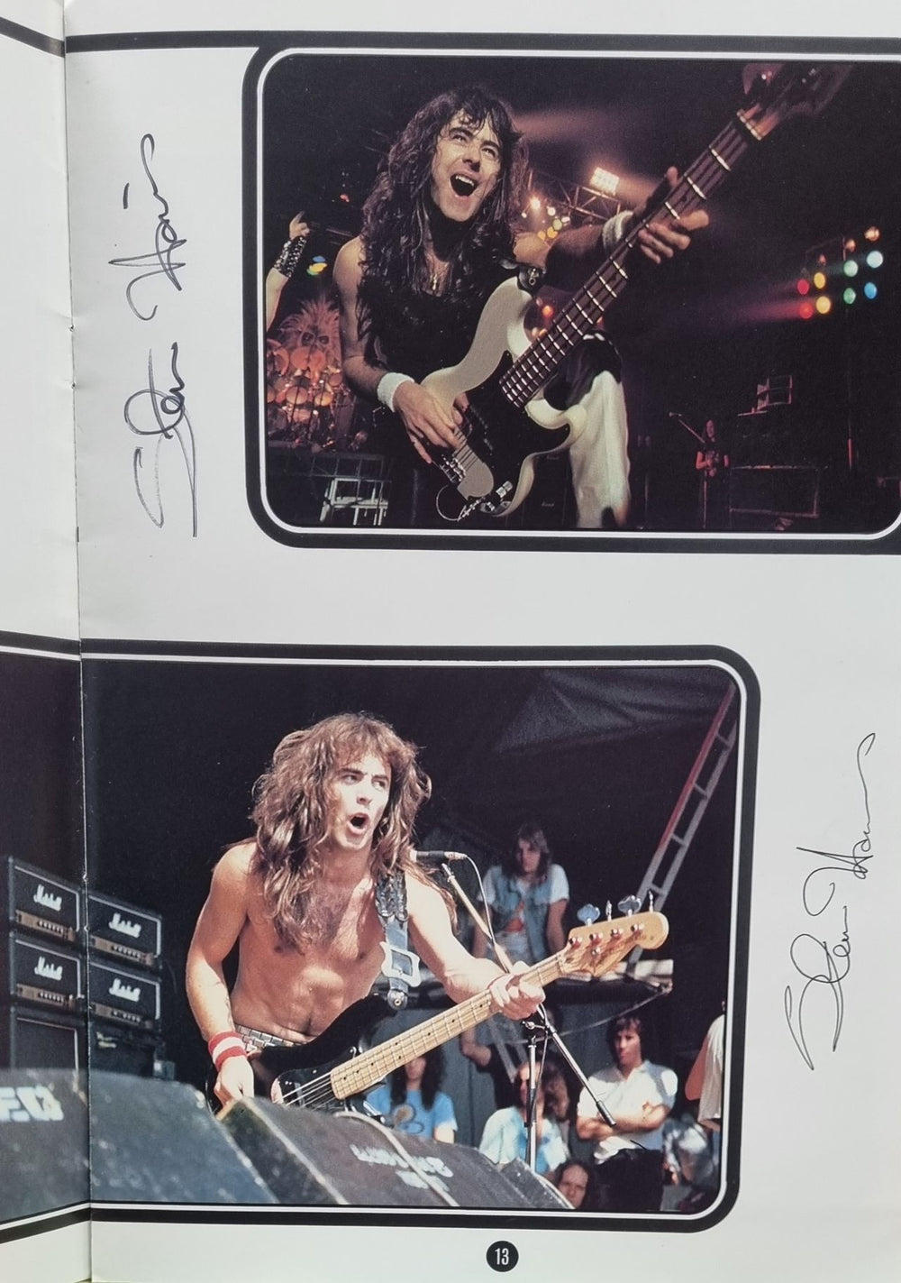 Iron Maiden The Beast On The Road - Part 2 - Autographed UK tour programme