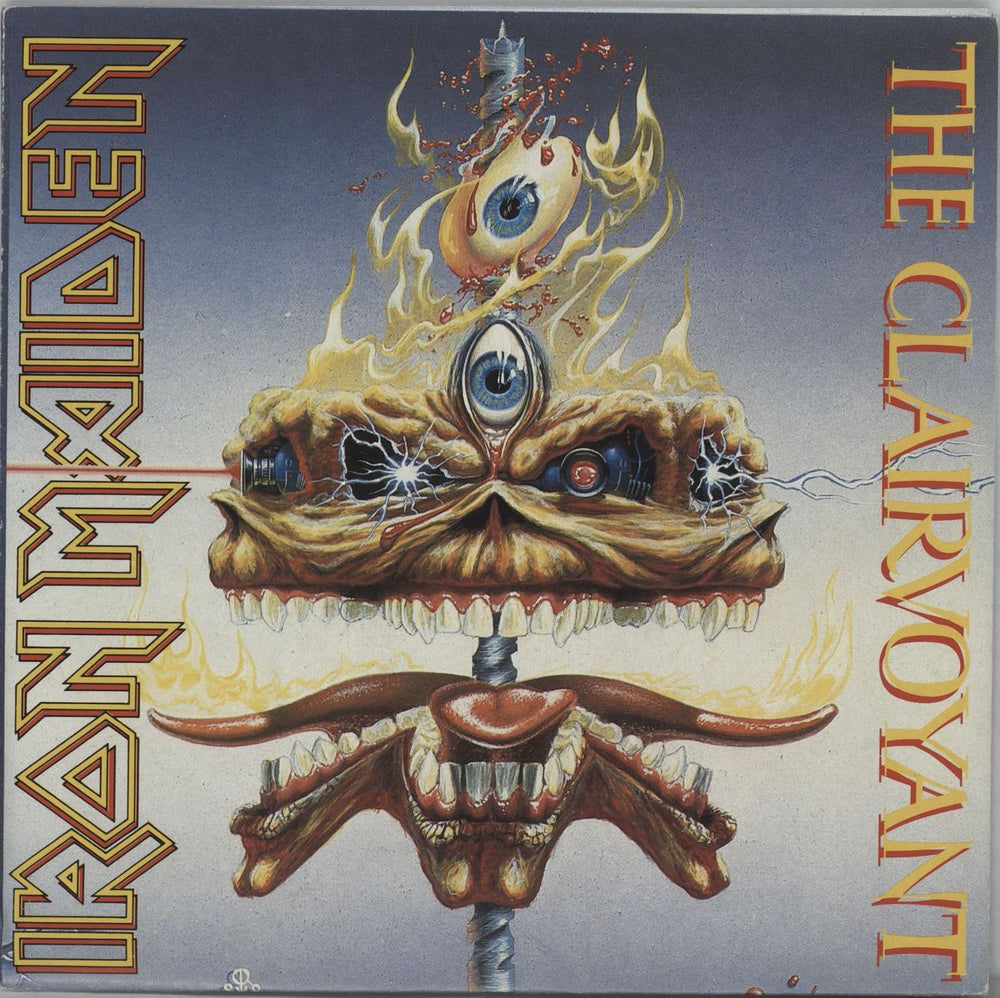 Iron Maiden The Clairvoyant - Clear Vinyl - Poster Sleeve UK 7" vinyl single (7 inch record / 45) EMS79