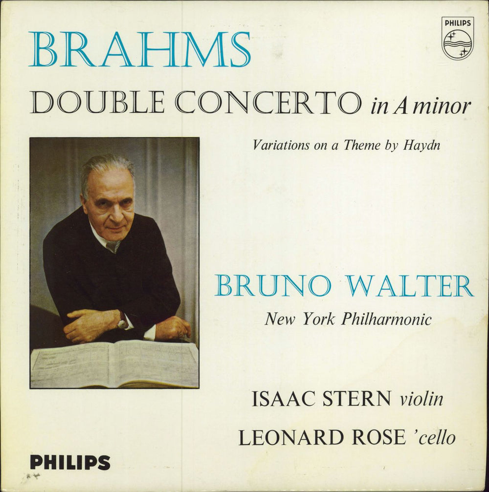 Isaac Stern Brahms: Double Concerto in A Minor / Variations On A Theme By Haydn UK vinyl LP album (LP record) ABL3289