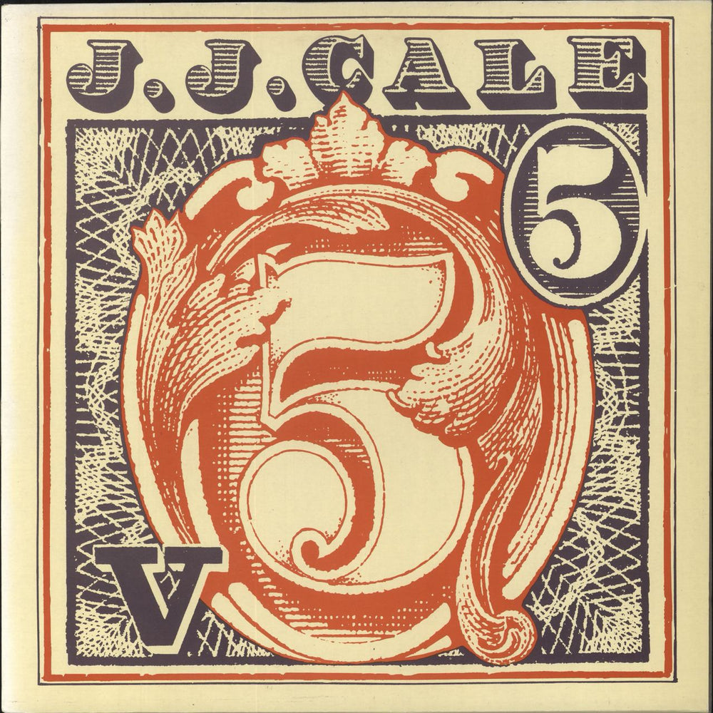 J.J. Cale 5 Five UK vinyl LP album (LP record) PRICE44