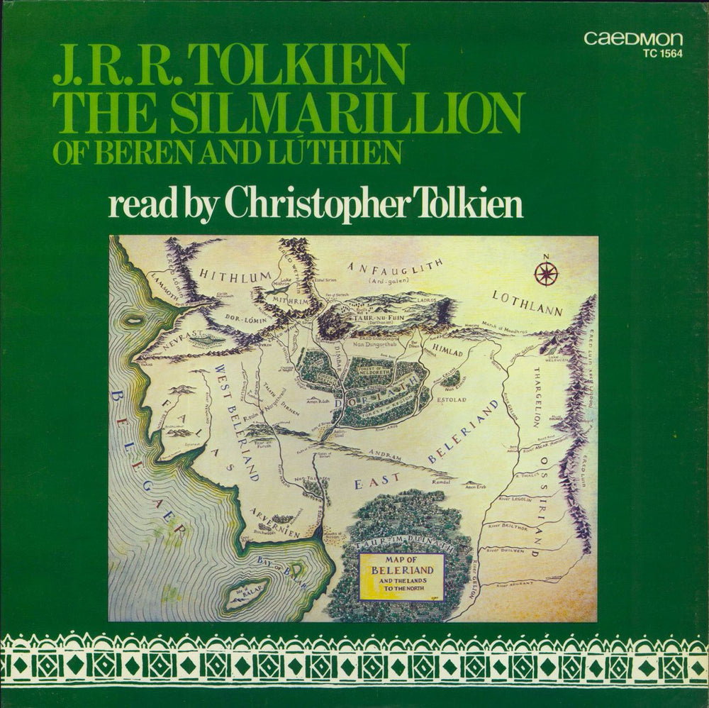 J.R.R. Tolkien The Silmarillion US vinyl LP album (LP record) TC1564