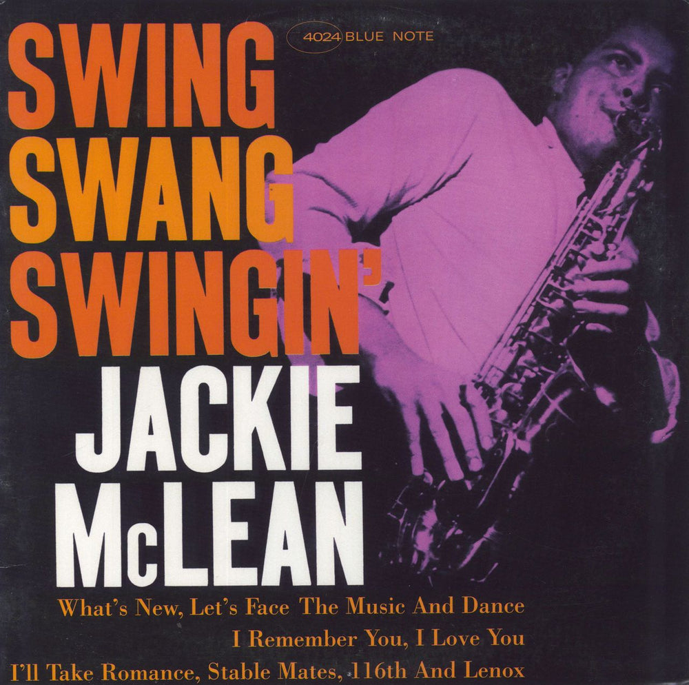 Jackie McLean Swing, Swang, Swingin' - 180gm US 2-LP vinyl record set (Double LP Album) BN-4024