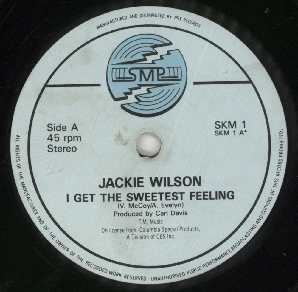 Jackie Wilson I Get The Sweetest Feeling UK 7" vinyl single (7 inch record / 45) JAC07IG225219