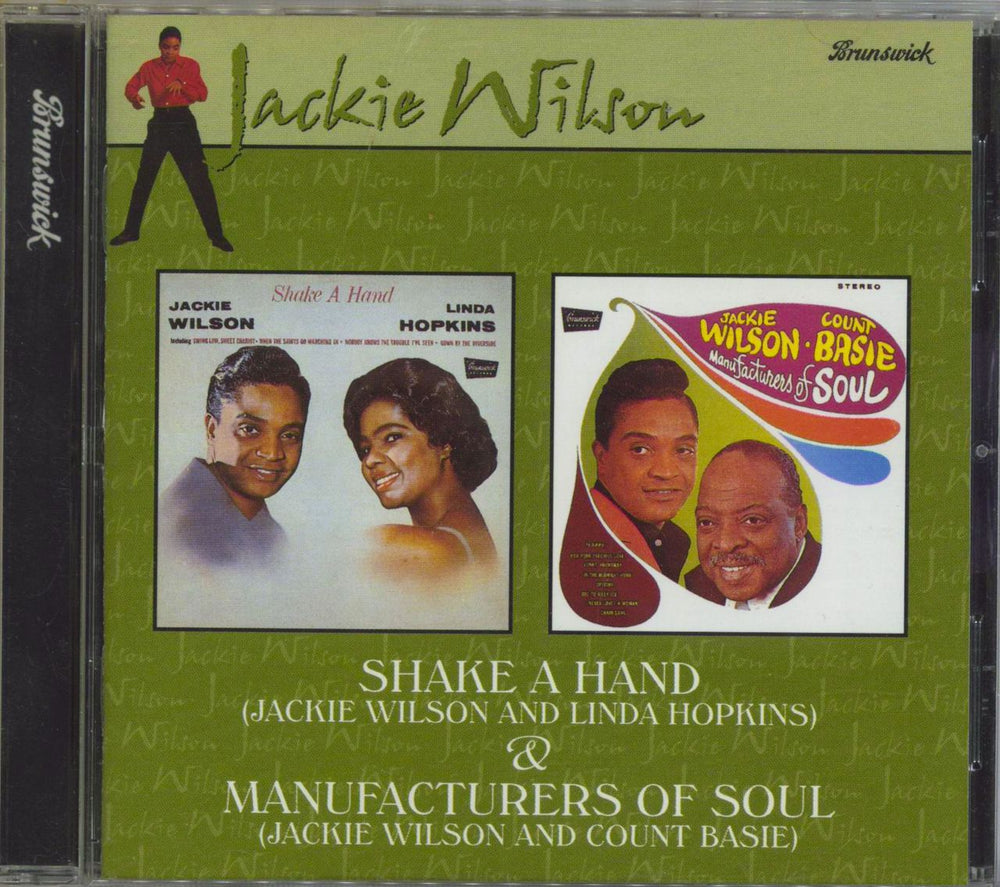 Jackie Wilson Shake A Hand & Manufacturers Of Soul UK CD album (CDLP) DIAB891
