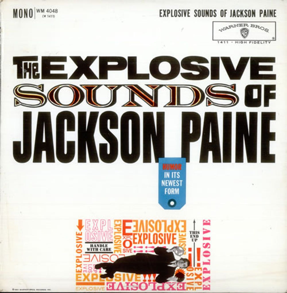 Jackson Paine The Explosive Sounds Of Jackson Paine UK vinyl LP album (LP record) WM4048