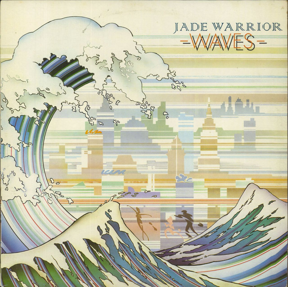 Jade Warrior Waves + inner UK vinyl LP album (LP record) ILPS9318