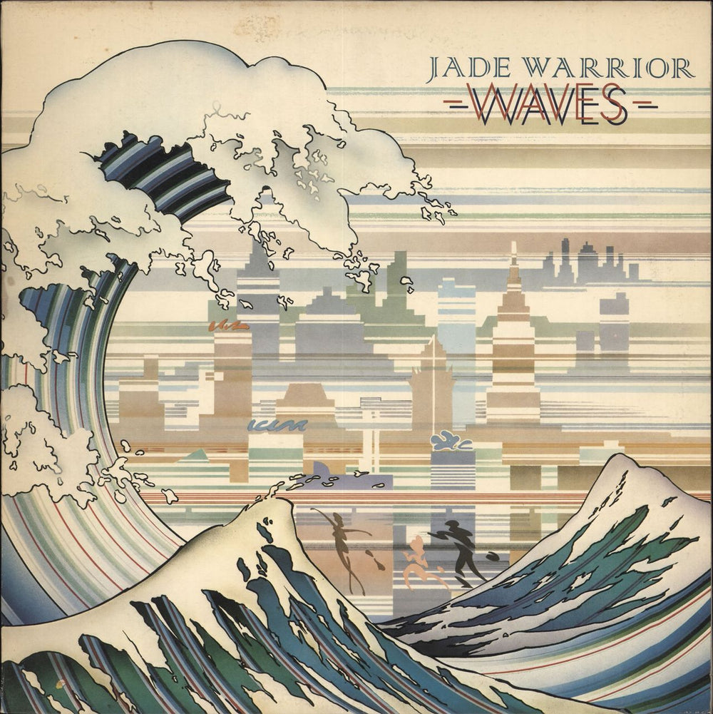 Jade Warrior Waves UK vinyl LP album (LP record) ILPS9318