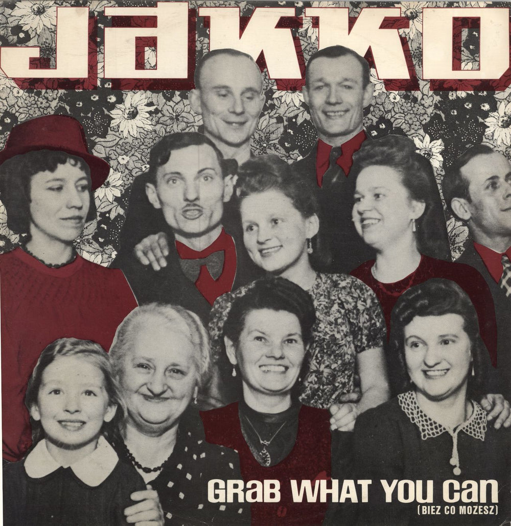 Jakko Grab What You Can (Biez Co Mozesz) UK 12" vinyl single (12 inch record / Maxi-single) DICE12-14