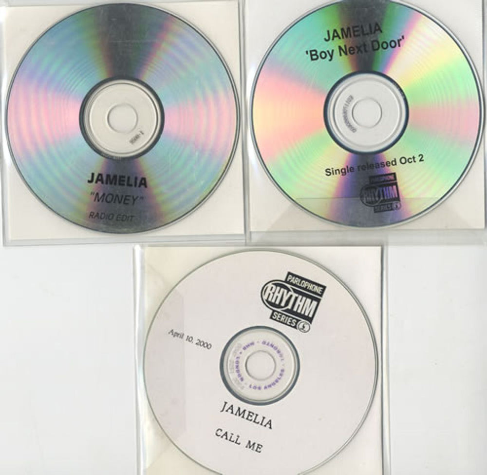 Jamelia Collection Of 3 x CD-R Acetates UK CD-R acetate CD-R ACETATES