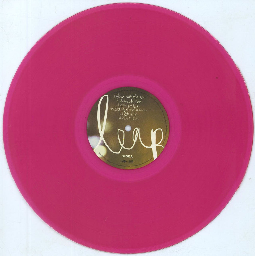 James Bay Leap - Pink Vinyl UK vinyl LP album (LP record) K68LPLE812623