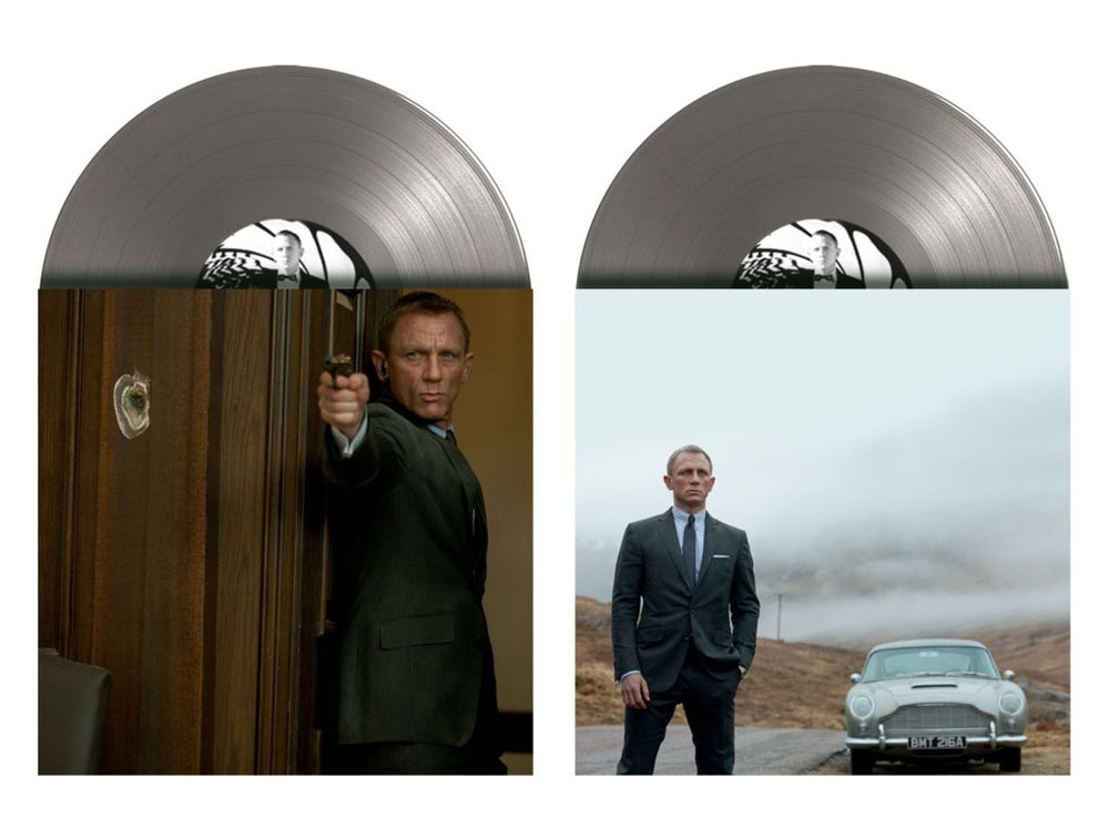 James Bond Skyfall - 10th Anniversary Edition Silver Vinyl + Poster UK 2-LP vinyl record set (Double LP Album)