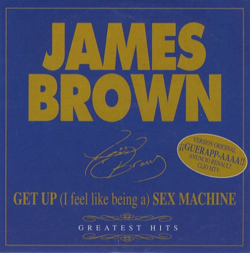 James Brown Get Up [I Feel Like Being A] Sex Machine Spanish Promo CD single (CD5 / 5") JAMES-1