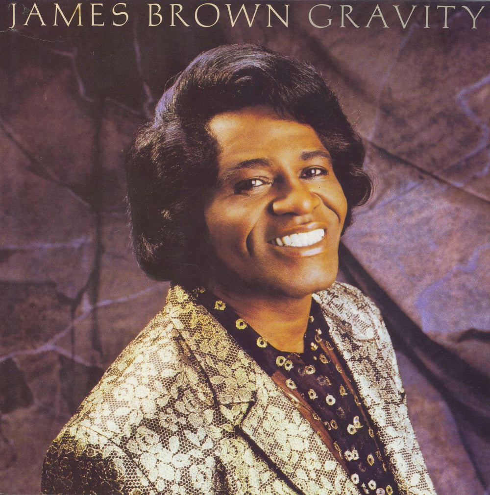 James Brown Gravity - Promo Stickered Dutch Promo vinyl LP album (LP record) 834447-1