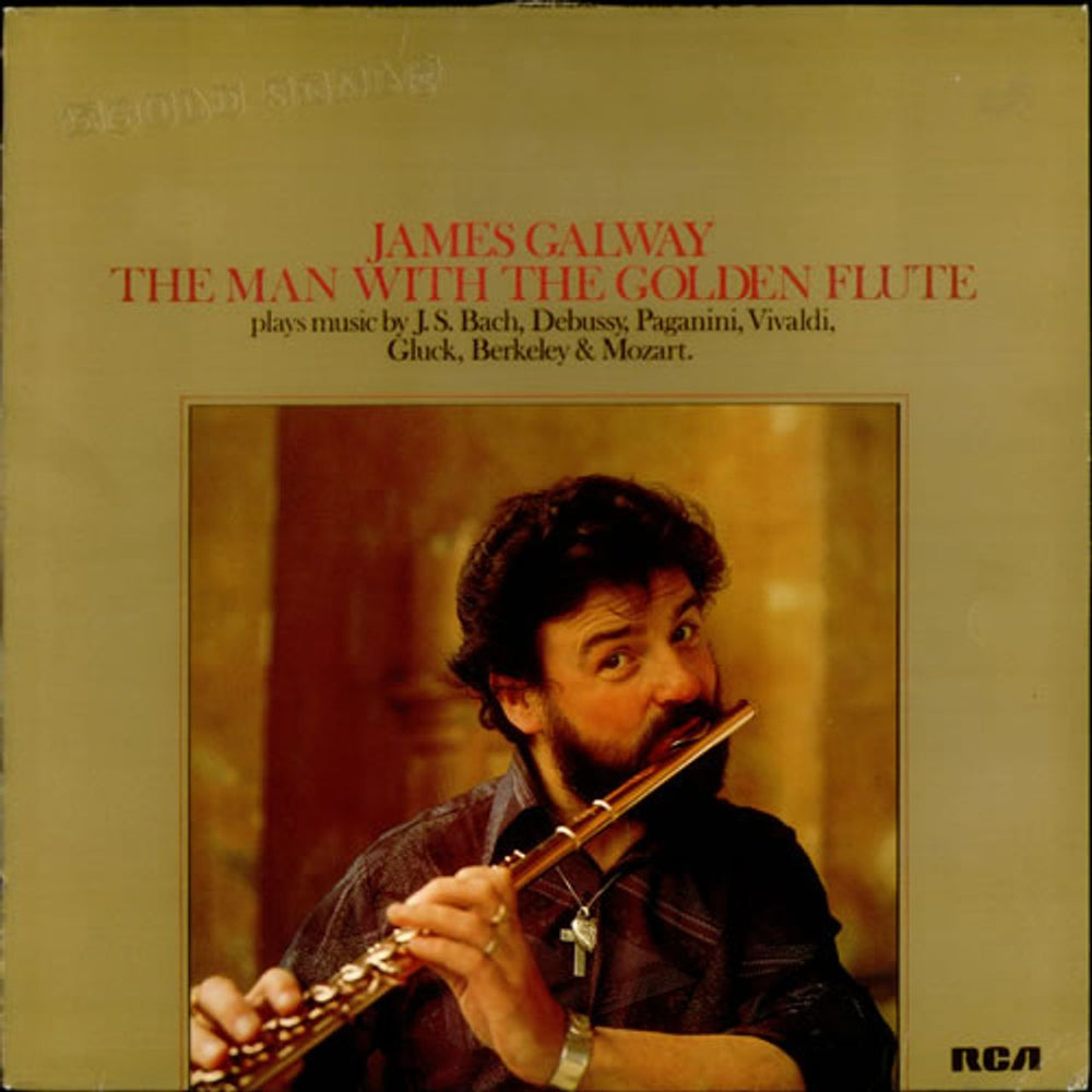 James Galway The Man with the Golden Flute UK vinyl LP album (LP record) GL25160