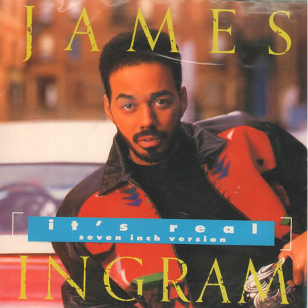 James Ingram It's Real UK 7" vinyl single (7 inch record / 45) W2975