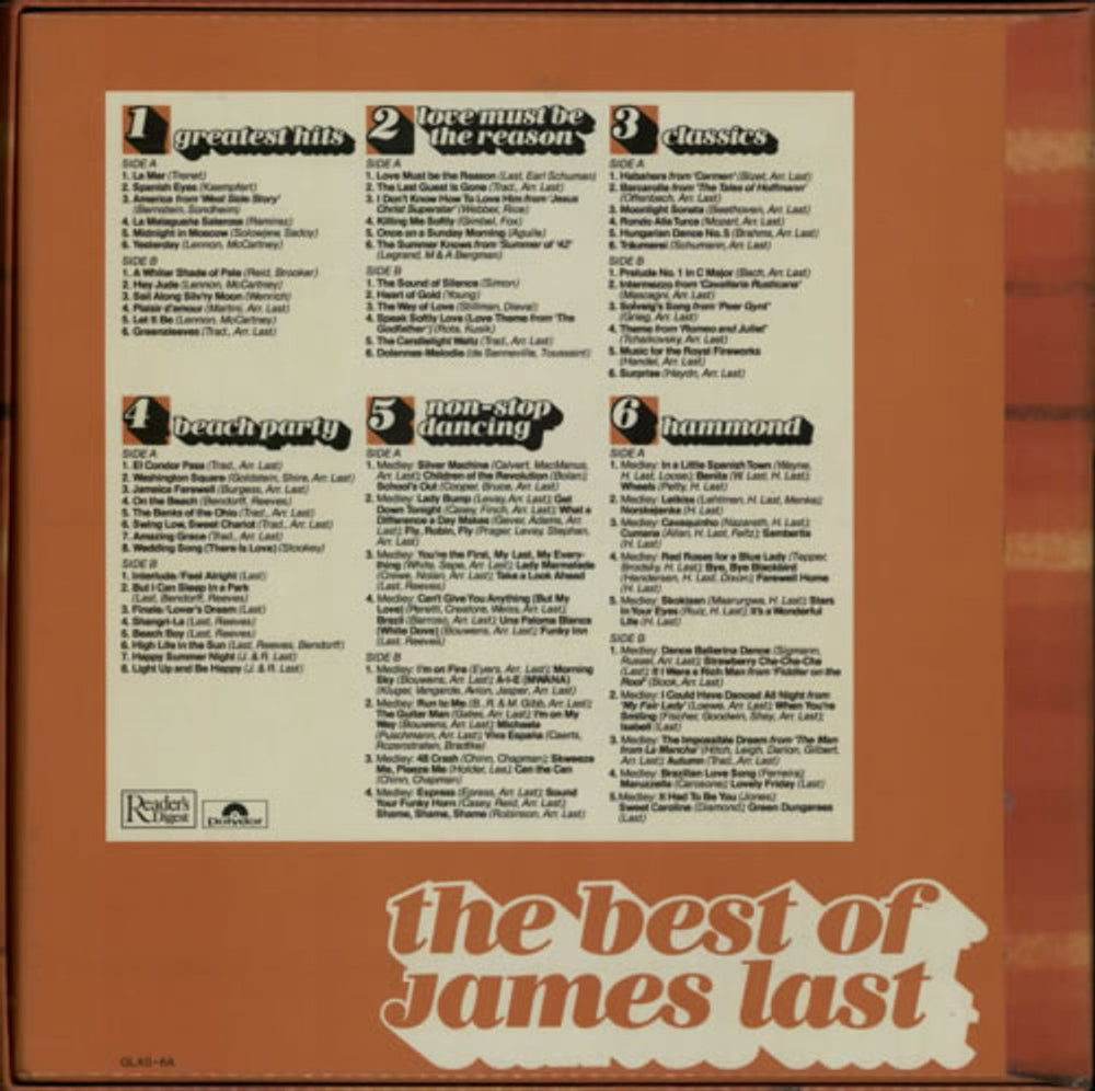 James Last The Best Of UK Vinyl Box Set JLSVXTH588356