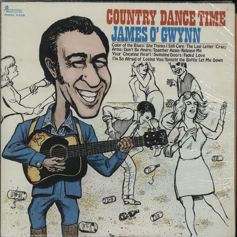 James O'Gwynn Country Dance Time - Green Vinyl US vinyl LP album (LP record) PLP-525