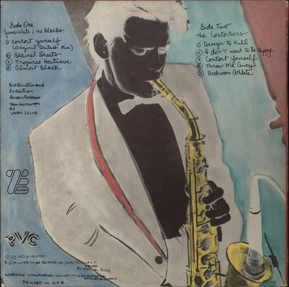 James White Second Chance US vinyl LP album (LP record)