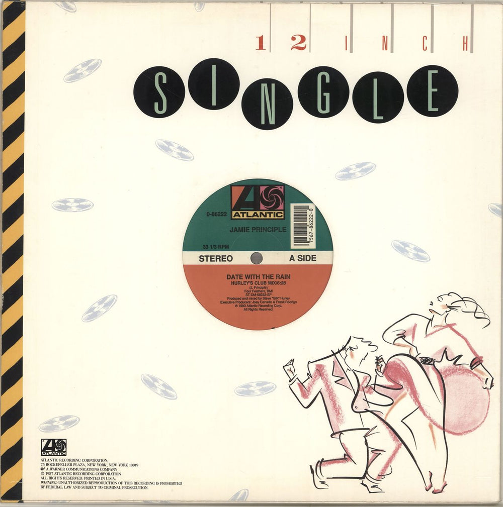 Jamie Principle Date With The Rain US 12" vinyl single (12 inch record / Maxi-single) 0-86222
