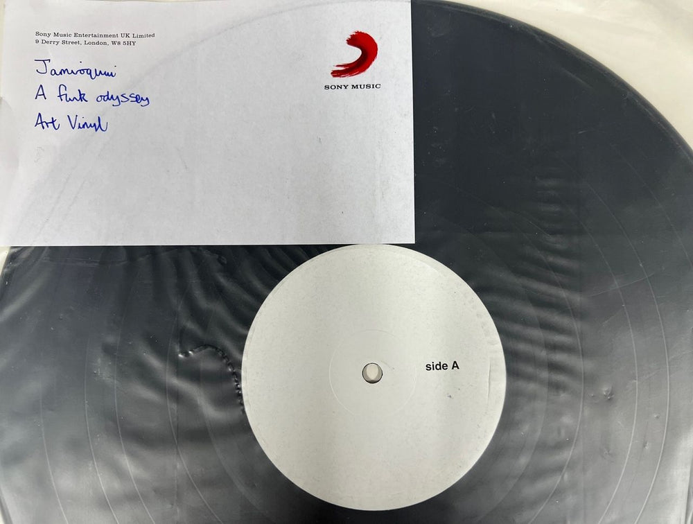 Jamiroquai A Funk Odyssey - Test Pressing UK vinyl LP album (LP record) JMQLPAF789944