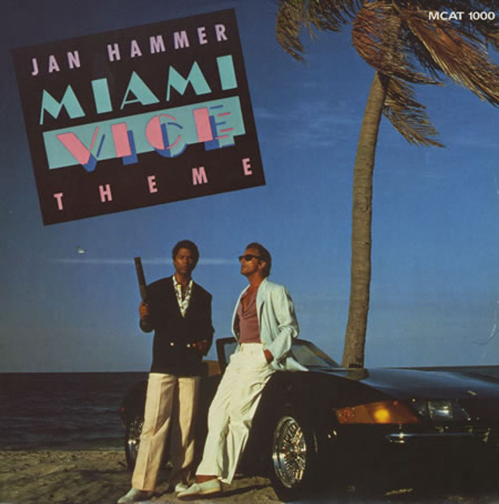 Jan Hammer Miami Vice Theme UK 12" vinyl single (12 inch record / Maxi-single) MCAT1000