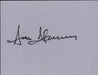 Jan Hammer Page From An Autograph Book UK memorabilia AUTOGRAPH