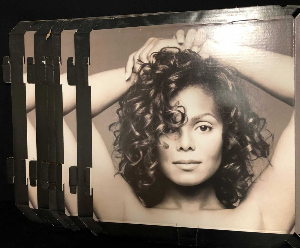 Janet Jackson Janet Jackson Display Cube UK Promo display Deleted
