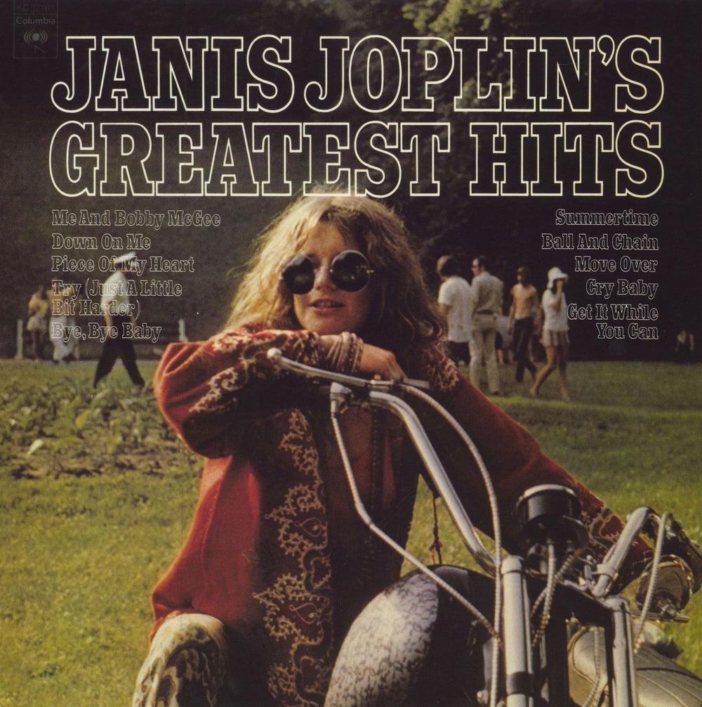 Janis Joplin Greatest Hits - Pink & Blue Splattered Clear Vinyl UK vinyl LP album (LP record) 88985479731