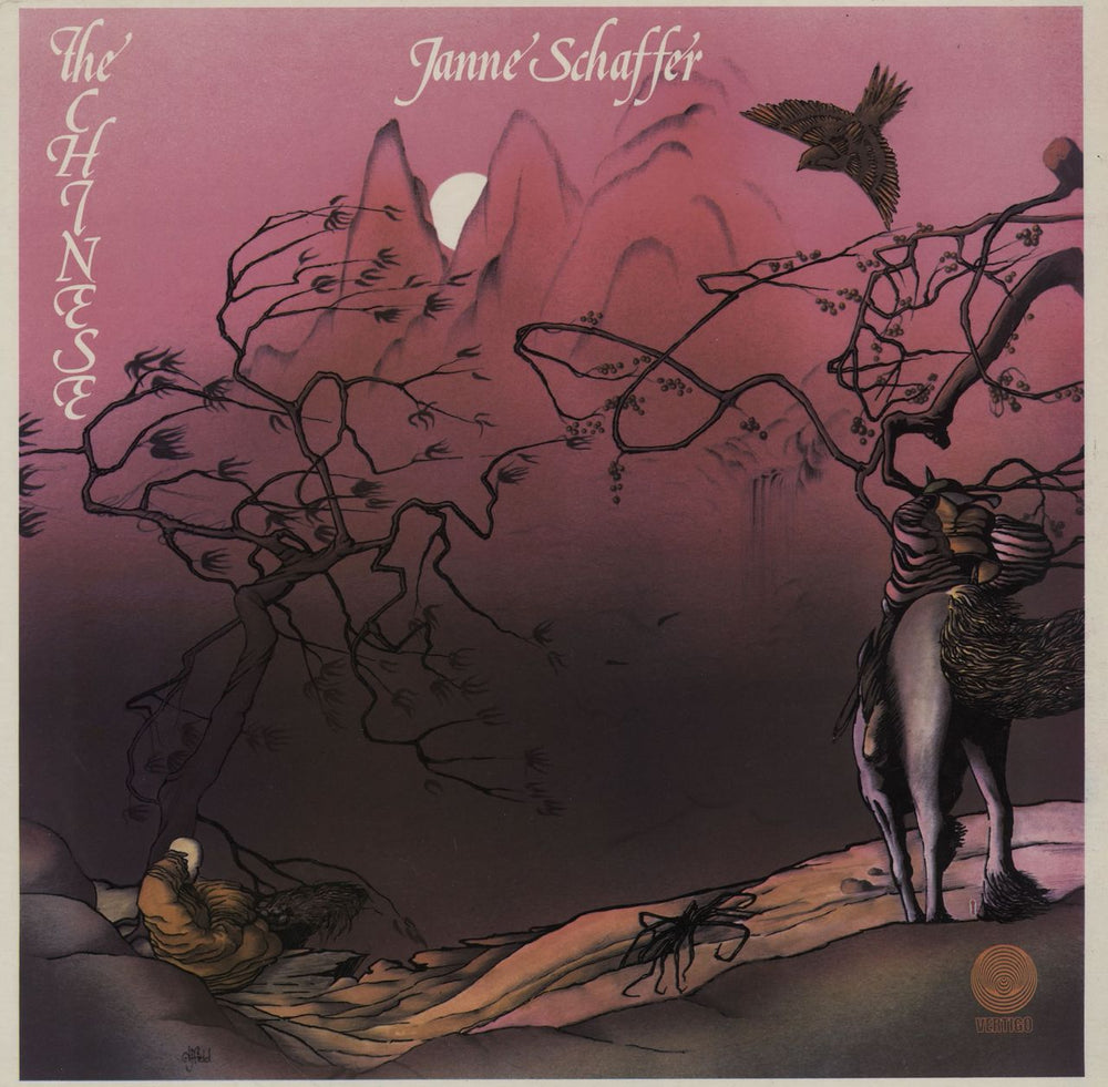 Janne Schaffer The Chinese + PR Sheet UK vinyl LP album (LP record) 6360107