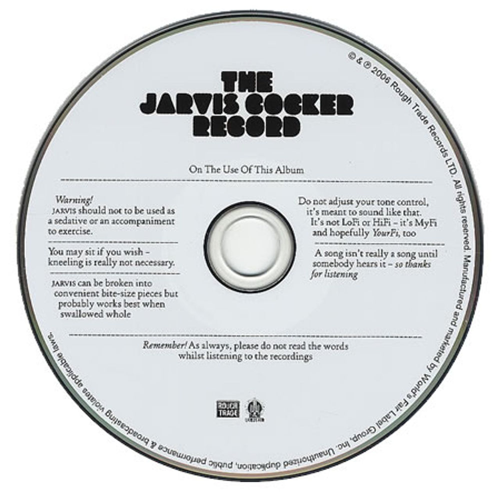 Jarvis Cocker Jarvis - Wallet US Promo CD album (CDLP) JVCCDJA408501