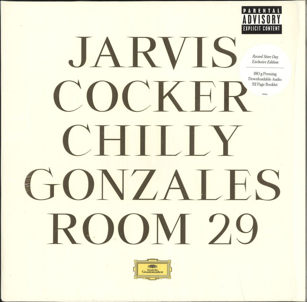 Jarvis Cocker Room 29 - RSD17 - 180gm Vinyl - Sealed UK vinyl LP album (LP record) 0028947970118