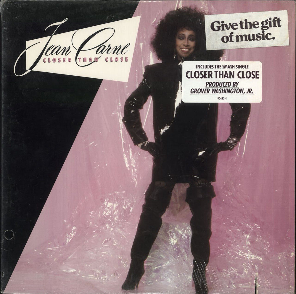 Jean Carne Closer Than Close - stickered shrink US vinyl LP album (LP record) 90492-1