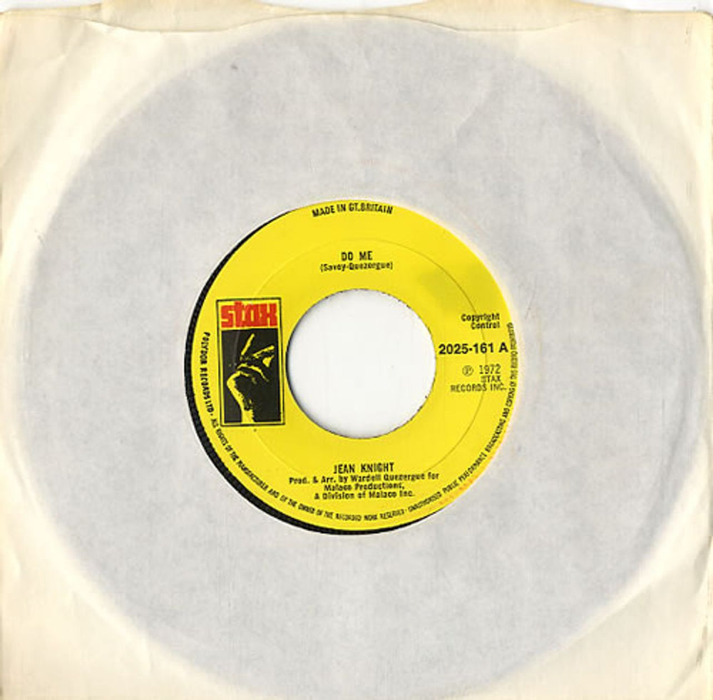 Jean Knight Do Me UK 7" vinyl single (7 inch record / 45) 2025-161
