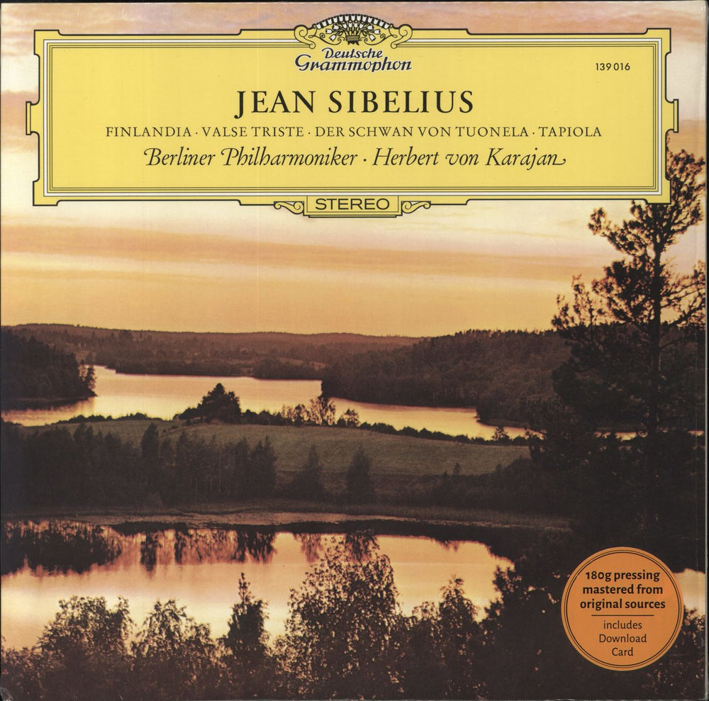 Jean Sibelius Finlandia · Valse Triste · Der Schwan Von Tuonela · Tapiola - 180gm German vinyl LP album (LP record) 139016