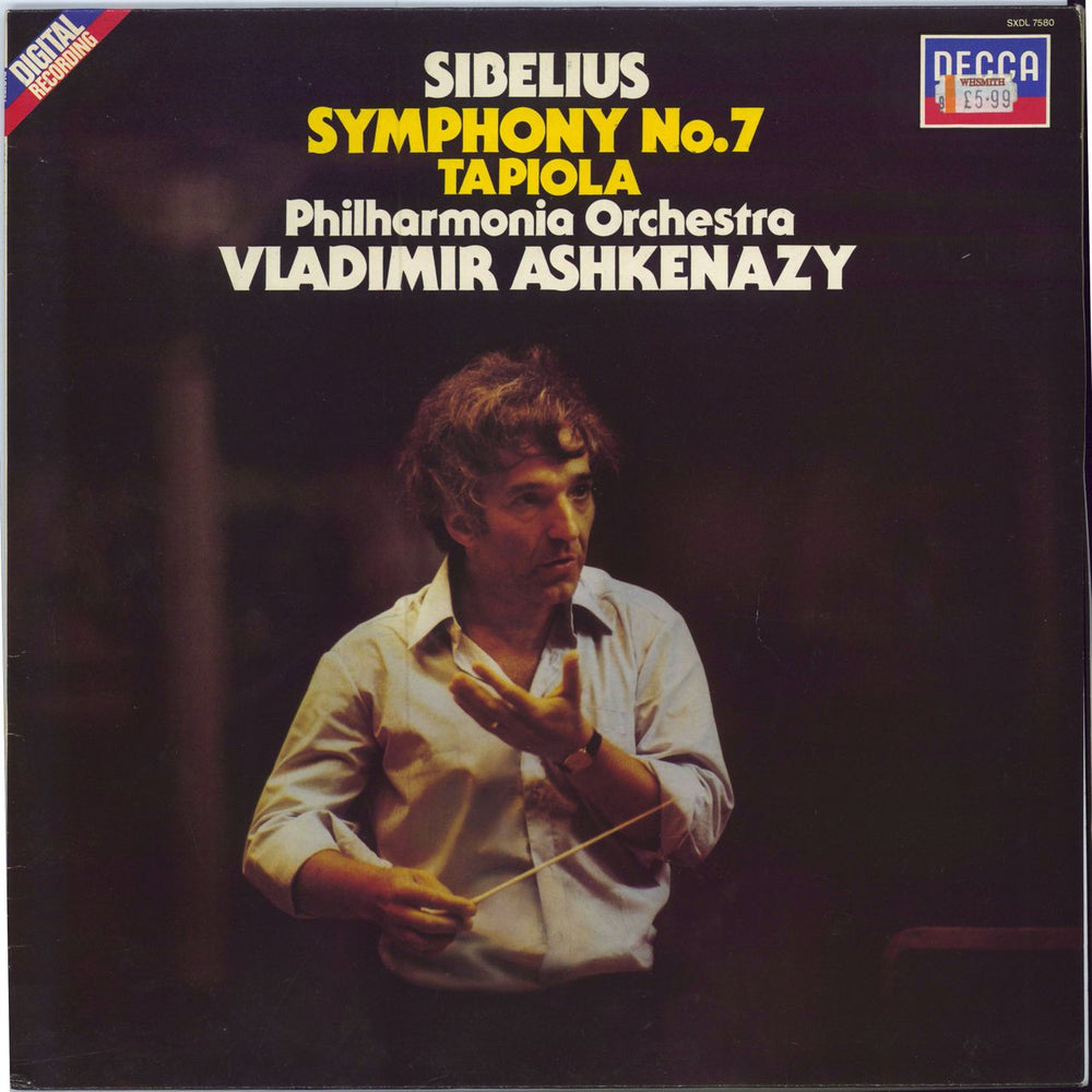 Jean Sibelius Sibelius: Symphony No.7 / Tapiola UK vinyl LP album (LP record) SXDL7580